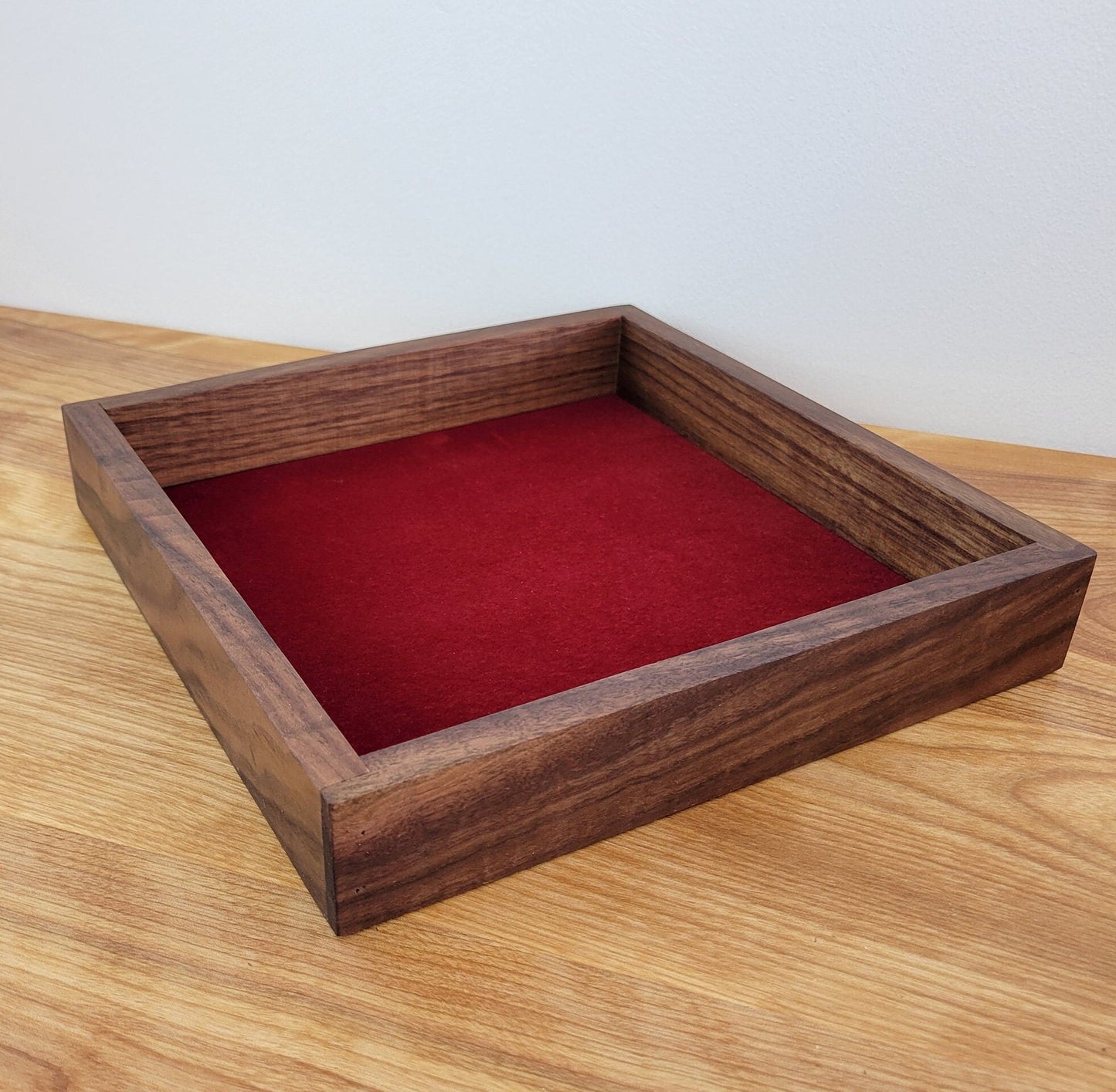 Dice Tray Box with Velvet Bottom - Icehouse Woodwork & Design