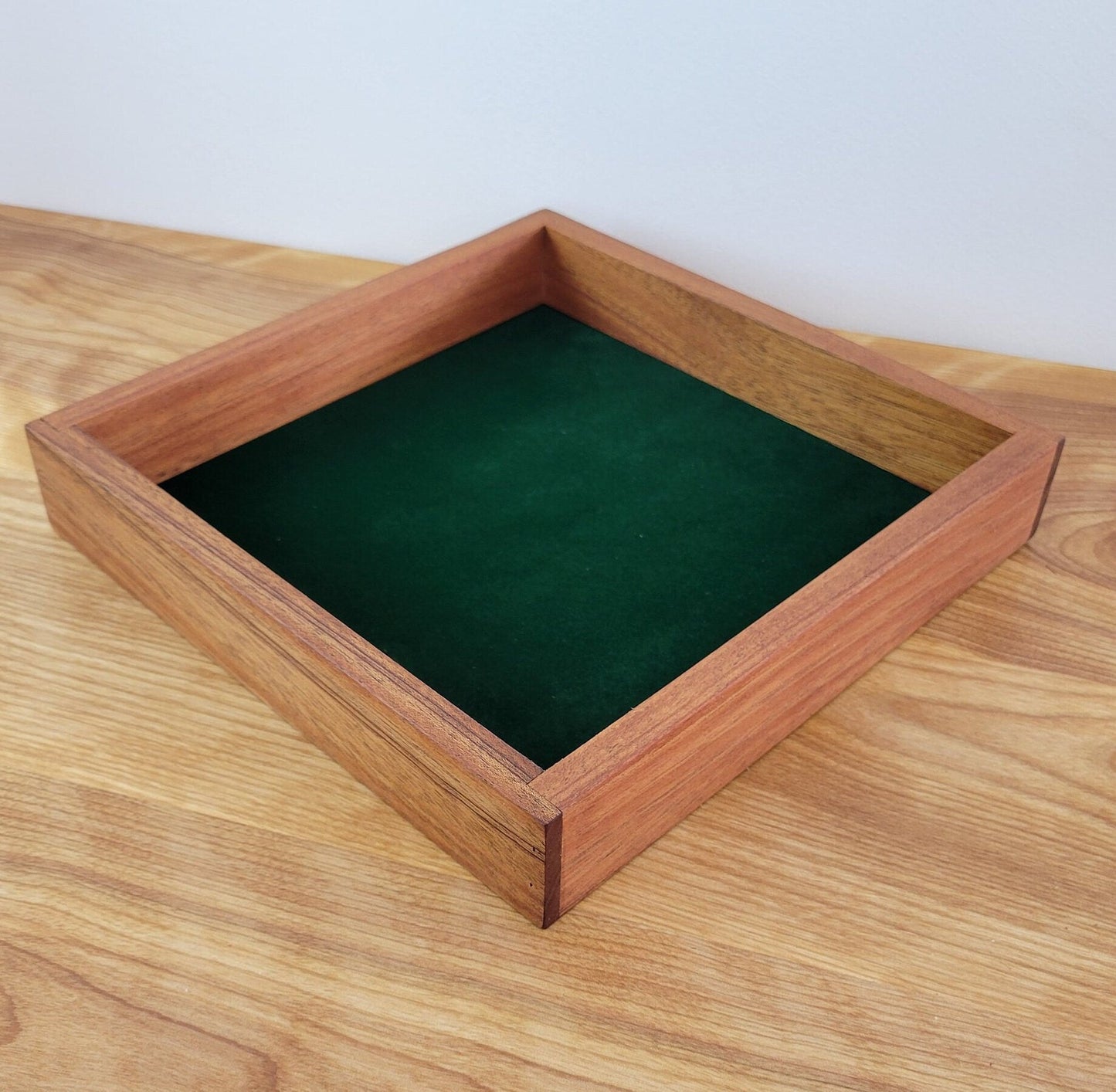 Dice Tray Box with Velvet Bottom - Icehouse Woodwork & Design