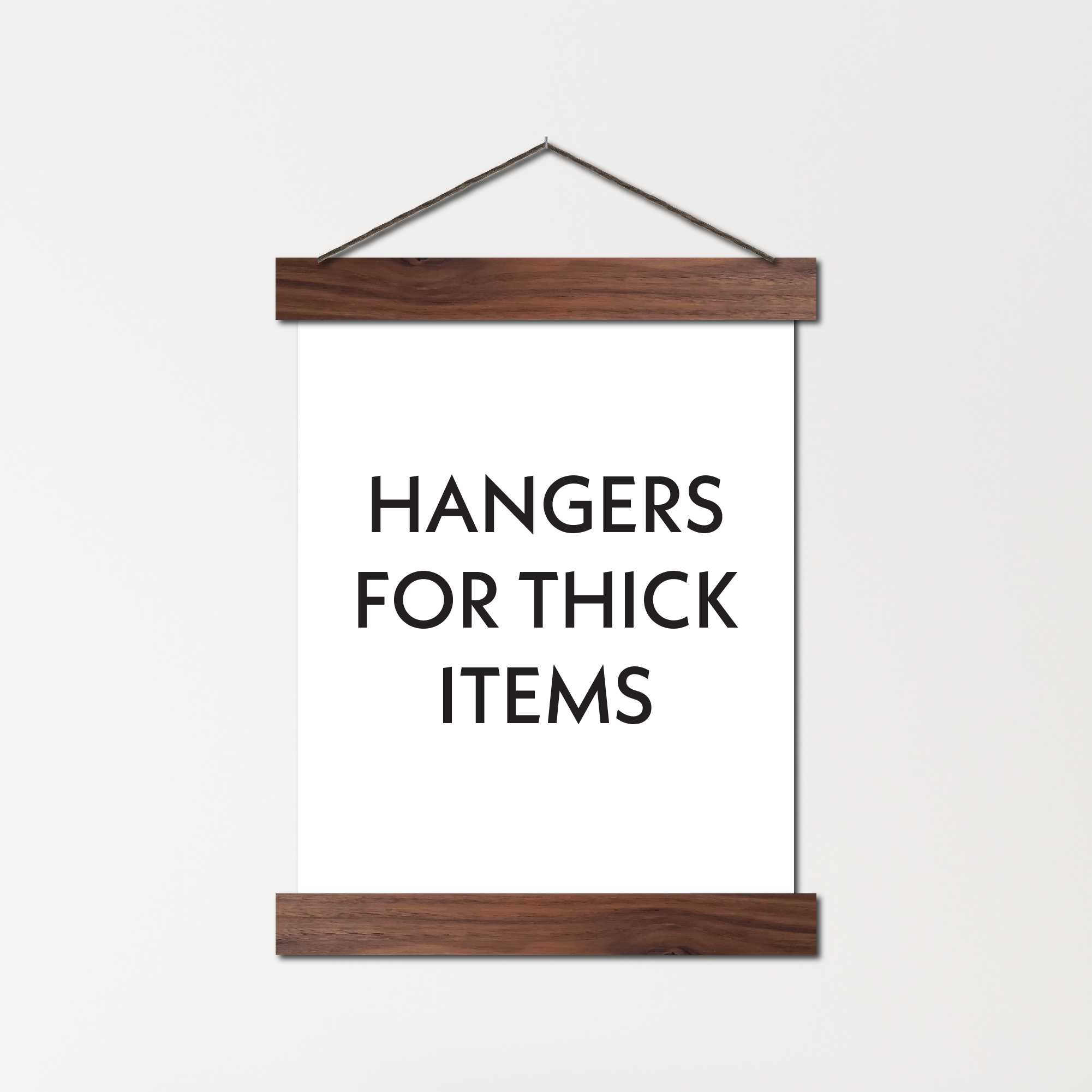 Hangers for Thick Items - Icehouse Woodwork & Design