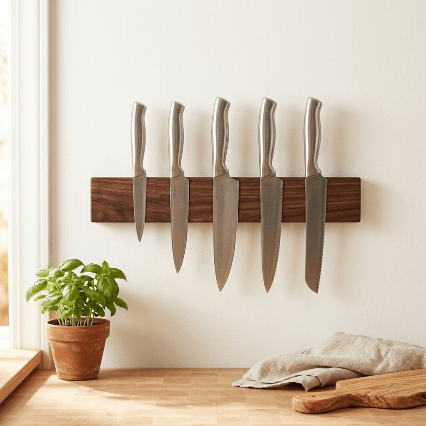 Magnetic Knife Holder - Icehouse Woodwork & Design