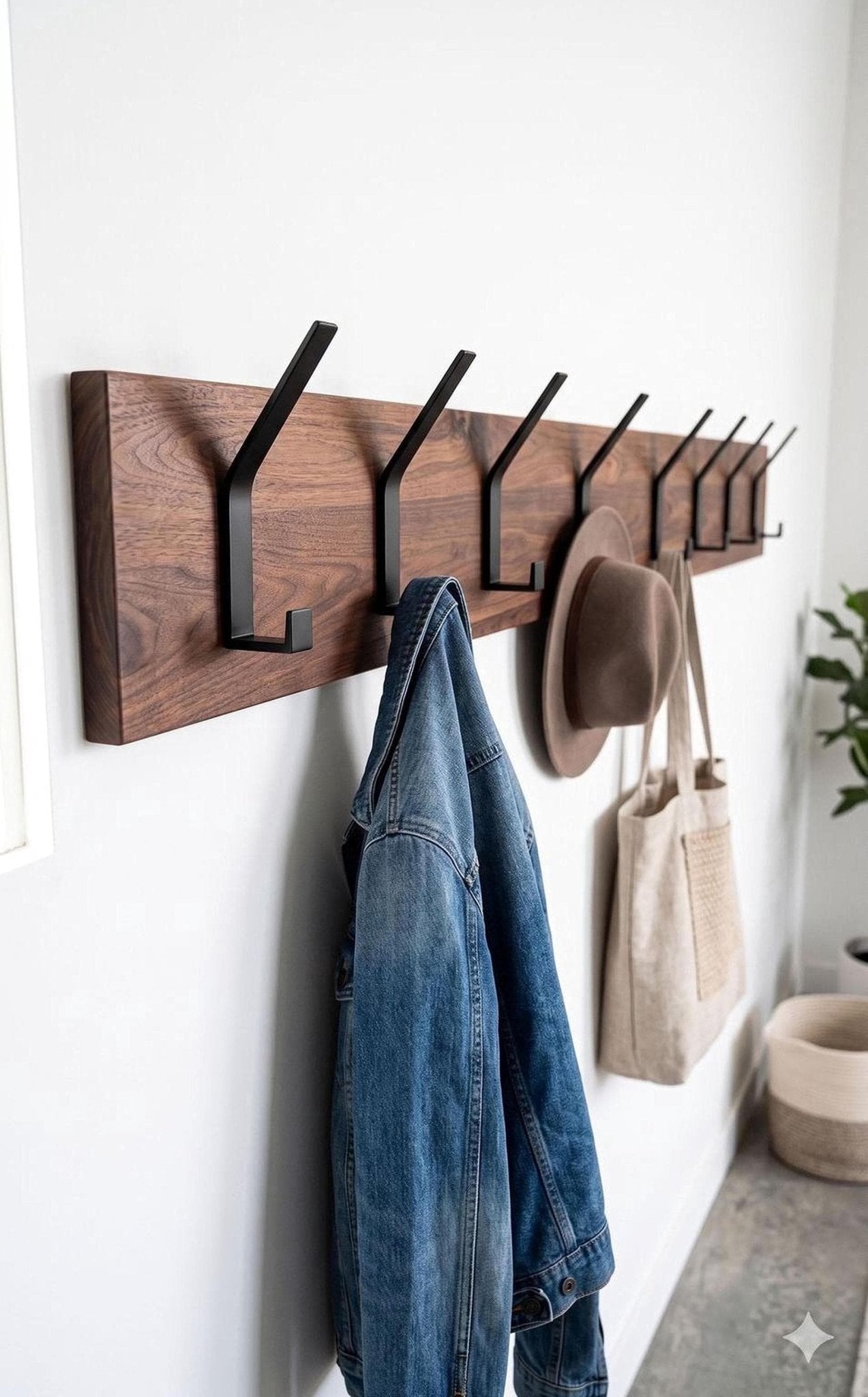 Wood Wall Coat Rack - Icehouse Woodwork & Design