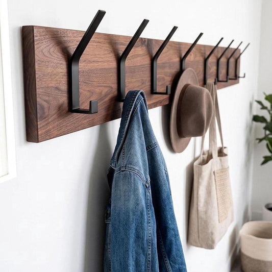 Wood Wall Coat Rack - Icehouse Woodwork & Design